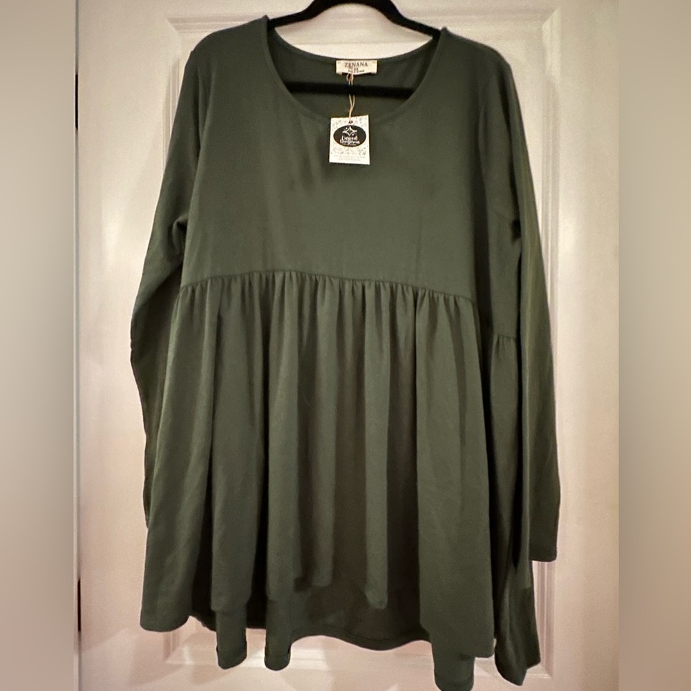 Zenana Babydoll Top